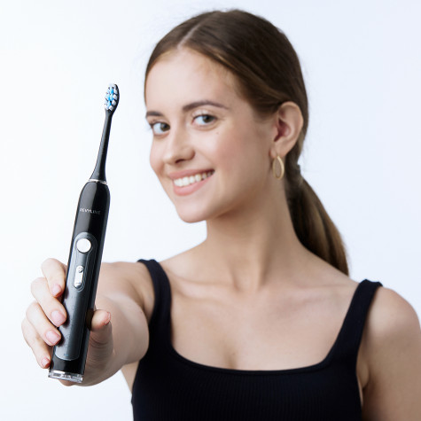 Электрическая звуковая зубная щётка Revyline RL 010 Black Rabbit Special Edition и по всей Беларуси в интернет-магазине Revyline.by