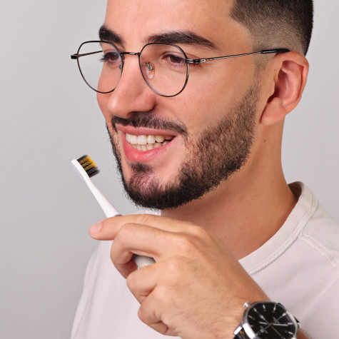 Электрическая звуковая зубная щётка  Revyline RL 030, серая и по всей Беларуси в интернет-магазине Revyline.by