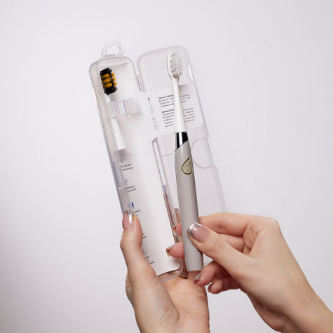 Электрическая звуковая зубная щётка  Revyline RL 030, серая и по всей Беларуси в интернет-магазине Revyline.by