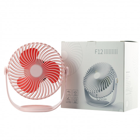 Вентилятор беспроводной Revyline WT-F12, розовый и по всей Беларуси в интернет-магазине Revyline.by
