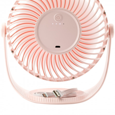 Вентилятор беспроводной Revyline WT-F12, розовый и по всей Беларуси в интернет-магазине Revyline.by