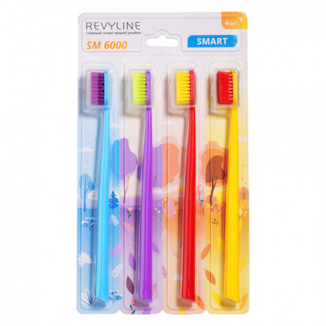 Набор зубных щеток Revyline SM6000 Smart (4 шт.) и по всей Беларуси в интернет-магазине Revyline.by