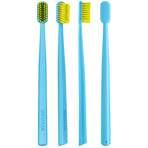 Зубная щетка Revyline SM6000 Ortho голубая - салатовая, мягкая и по всей Беларуси в интернет-магазине Revyline.by