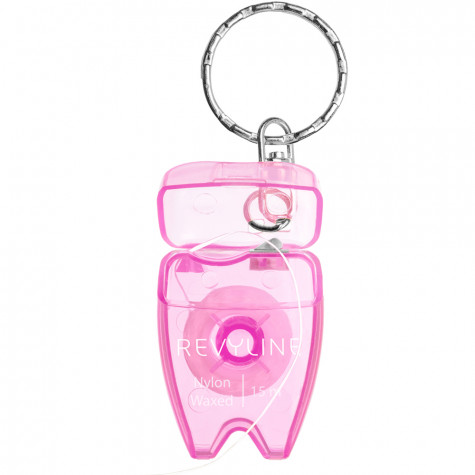 Зубная нить вощеная Revyline floss mini, 15 m, розовая и по всей Беларуси в интернет-магазине Revyline.by