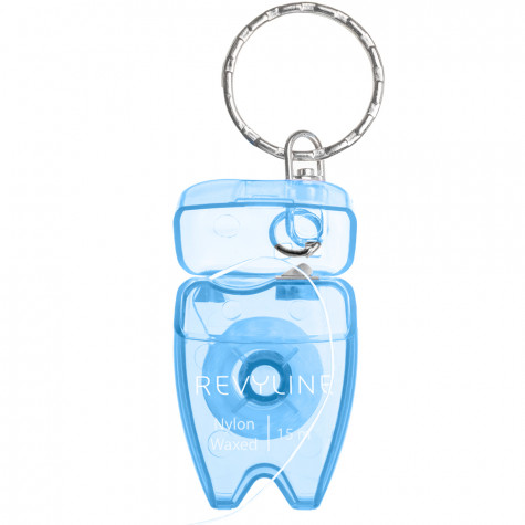 Зубная нить вощеная Revyline floss mini, 15 m, голубая и по всей Беларуси в интернет-магазине Revyline.by