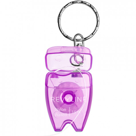 Зубная нить вощеная Revyline floss mini, 15 m, сиреневая и по всей Беларуси в интернет-магазине Revyline.by