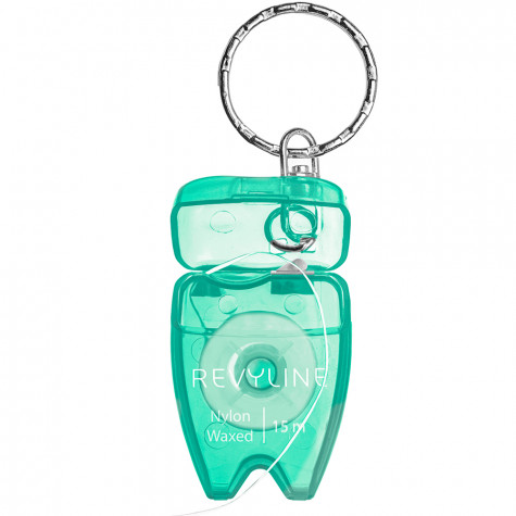 Зубная нить вощеная Revyline floss mini, 15 m, зеленая и по всей Беларуси в интернет-магазине Revyline.by
