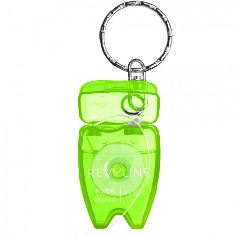 Зубная нить вощеная Revyline floss mini, 15 m, салатовая и по всей Беларуси в интернет-магазине Revyline.by