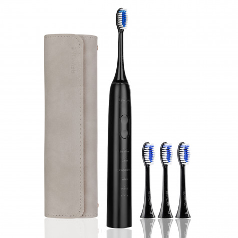 Электрическая звуковая зубная щётка Revyline RL 015 Black и по всей Беларуси в интернет-магазине Revyline.by