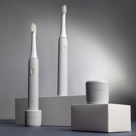Электрическая звуковая зубная щётка Revyline RL 050, серая и по всей Беларуси в интернет-магазине Revyline.by