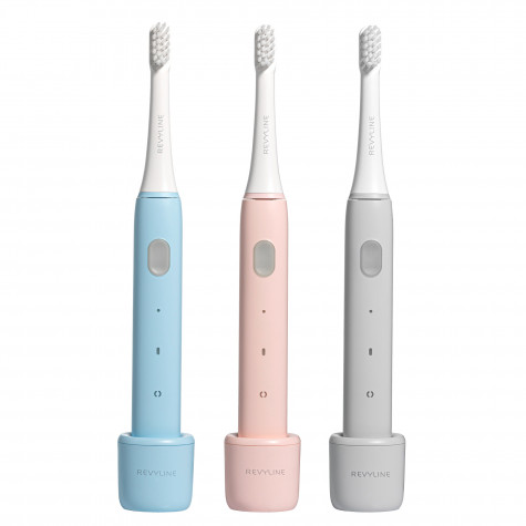 Электрическая звуковая зубная щётка Revyline RL 050, голубая и по всей Беларуси в интернет-магазине Revyline.by