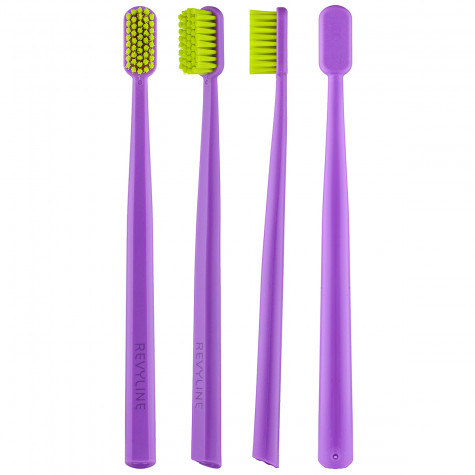 Зубная щетка Revyline SM6000 Smart фиолетовая - салатовая, мягкая и по всей Беларуси в интернет-магазине Revyline.by
