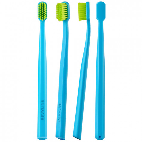 Зубная щетка Revyline SM6000 PRO голубая - салатовая, мягкая и по всей Беларуси в интернет-магазине Revyline.by