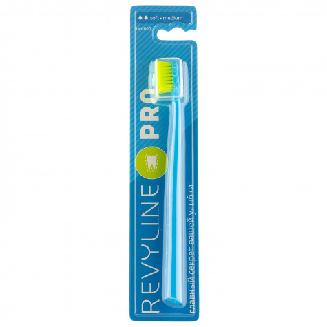 Зубная щетка Revyline SM6000 PRO голубая - салатовая, мягкая и по всей Беларуси в интернет-магазине Revyline.by