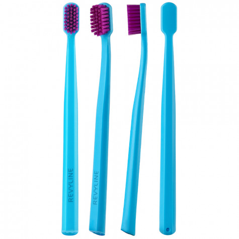 Зубная щетка Revyline SM6000 PRO голубая - фиолетовая, мягкая и по всей Беларуси в интернет-магазине Revyline.by