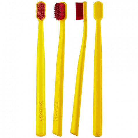 Зубная щетка Revyline SM6000 PRO желтая - красная, мягкая и по всей Беларуси в интернет-магазине Revyline.by