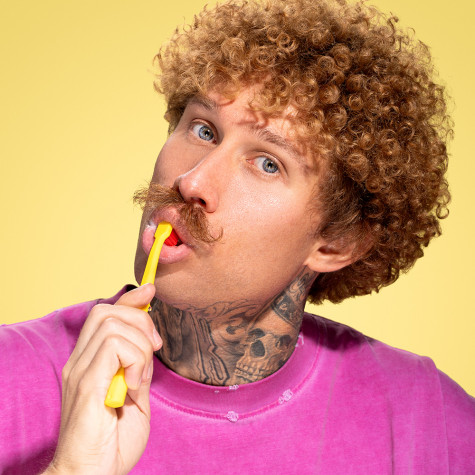 Зубная щетка Revyline SM6000 PRO желтая - красная, мягкая и по всей Беларуси в интернет-магазине Revyline.by