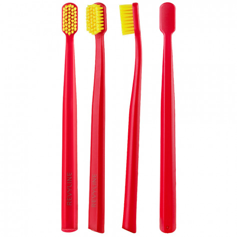 Зубная щетка Revyline SM6000 PRO красная - желтая, мягкая и по всей Беларуси в интернет-магазине Revyline.by