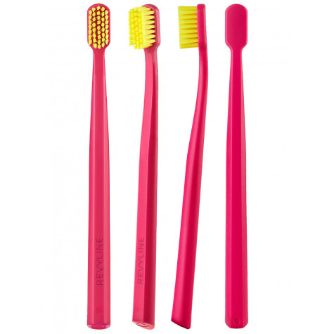 Зубная щетка Revyline SM6000 PRO розовая - желтая, мягкая и по всей Беларуси в интернет-магазине Revyline.by