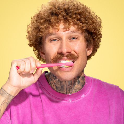 Зубная щетка Revyline SM6000 PRO розовая - желтая, мягкая и по всей Беларуси в интернет-магазине Revyline.by