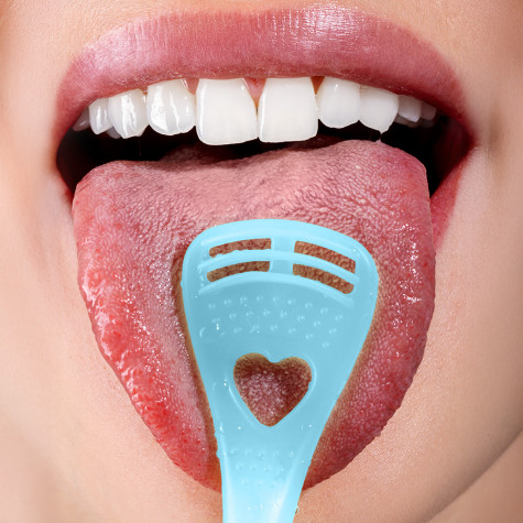 Скребок для языка Revyline Soft, голубой и по всей Беларуси в интернет-магазине Revyline.by