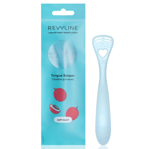 Скребок для языка Revyline Soft, голубой и по всей Беларуси в интернет-магазине Revyline.by
