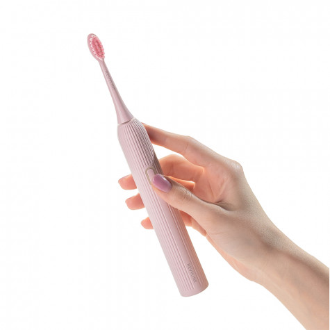 Электрическая звуковая зубная щётка Revyline RL 060, розовая и по всей Беларуси в интернет-магазине Revyline.by
