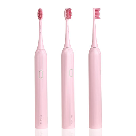 Электрическая звуковая зубная щётка Revyline RL 060, розовая и по всей Беларуси в интернет-магазине Revyline.by