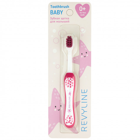 Детская зубная щетка Revyline Baby S3900 розовая, Soft и по всей Беларуси в интернет-магазине Revyline.by