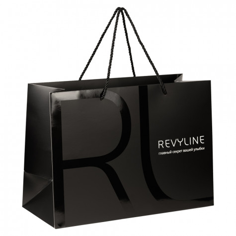 Пакет подарочный Revyline Black Edition, размер М и по всей Беларуси в интернет-магазине Revyline.by