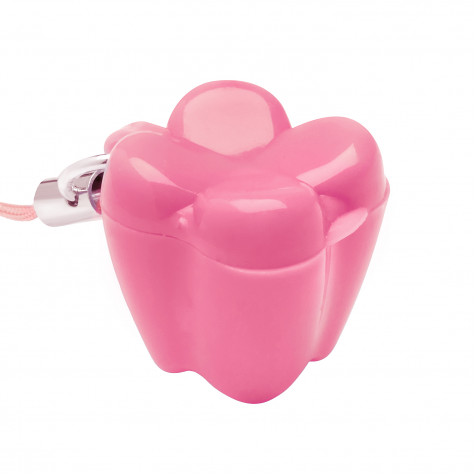 Контейнер Revyline для молочных зубов "Зубик" QT-006, розовый