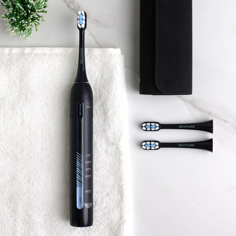 Электрическая звуковая зубная щётка Revyline RL 070 Black и по всей Беларуси в интернет-магазине Revyline.by
