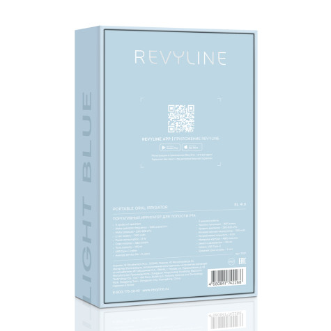 Портативный Ирригатор Revyline RL 410 Light Blue и по всей Беларуси в интернет-магазине Revyline.by