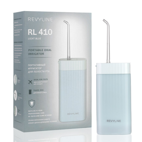 Портативный Ирригатор Revyline RL 410 Light Blue и по всей Беларуси в интернет-магазине Revyline.by