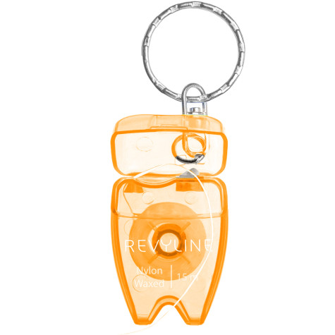 Зубная нить Revyline floss mini вощеная 15 м, оранжевая и по всей Беларуси в интернет-магазине Revyline.by