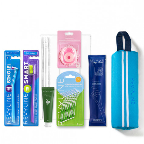 Набор профилактический Revyline с пеналом, голубой и по всей Беларуси в интернет-магазине Revyline.by