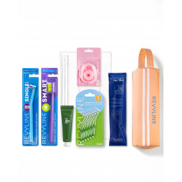 Набор профилактический Revyline с пеналом, персиковый