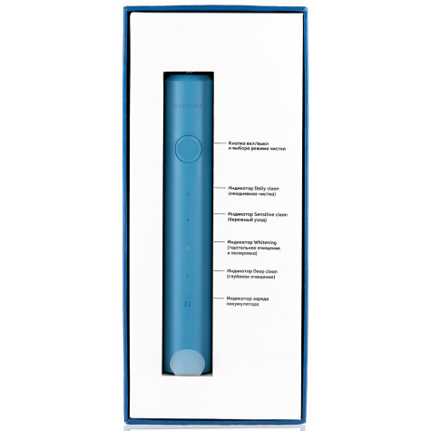 Электрическая звуковая зубная щётка Revyline RL 040 Teens, Blue и по всей Беларуси в интернет-магазине Revyline.by