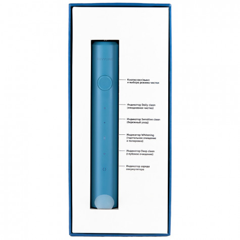 Электрическая звуковая зубная щётка Revyline RL 040 Teens, Blue и по всей Беларуси в интернет-магазине Revyline.by