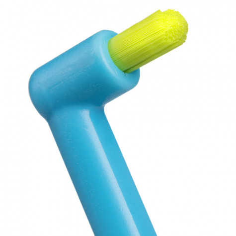 Зубная щетка Revyline SM1000 Single Long 9mm,  монопучковая, голубая - салатовая  и по всей Беларуси в интернет-магазине Revyline.by