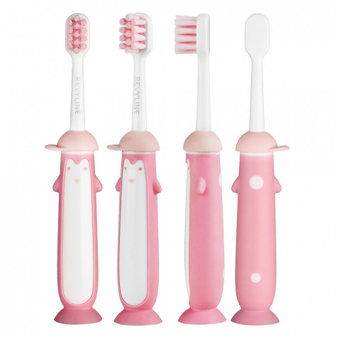 Детская зубная щетка Revyline BabyPing, от 0 лет, розовая и по всей Беларуси в интернет-магазине Revyline.by