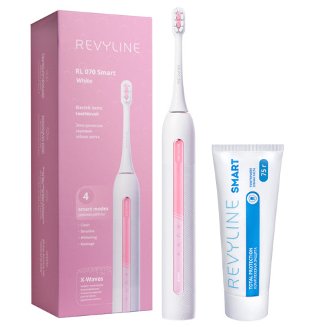 Набор Revyline RL 070 белая + Зубная паста Revyline Smart, 75 г  и по всей Беларуси в интернет-магазине Revyline.by