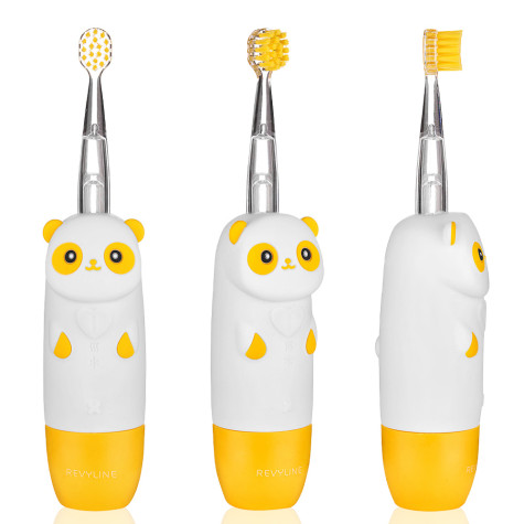 Электрическая звуковая зубная щетка Revyline RL 025 Panda, желтая и по всей Беларуси в интернет-магазине Revyline.by