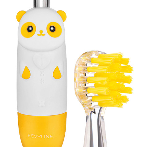 Электрическая звуковая зубная щетка Revyline RL 025 Panda, желтая и по всей Беларуси в интернет-магазине Revyline.by