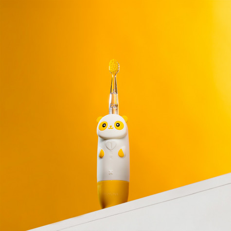 Электрическая звуковая зубная щетка Revyline RL 025 Panda, желтая и по всей Беларуси в интернет-магазине Revyline.by