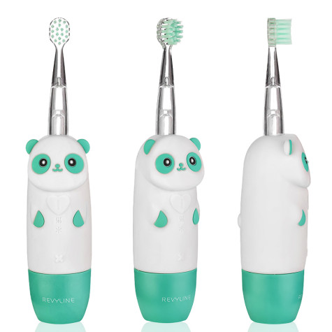 Электрическая звуковая зубная щетка Revyline RL 025 Panda, зеленая и по всей Беларуси в интернет-магазине Revyline.by
