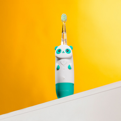 Электрическая звуковая зубная щетка Revyline RL 025 Panda, зеленая и по всей Беларуси в интернет-магазине Revyline.by