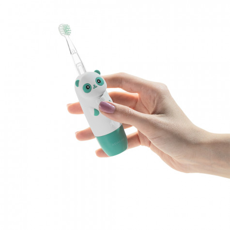 Электрическая звуковая зубная щетка Revyline RL 025 Panda, зеленая и по всей Беларуси в интернет-магазине Revyline.by