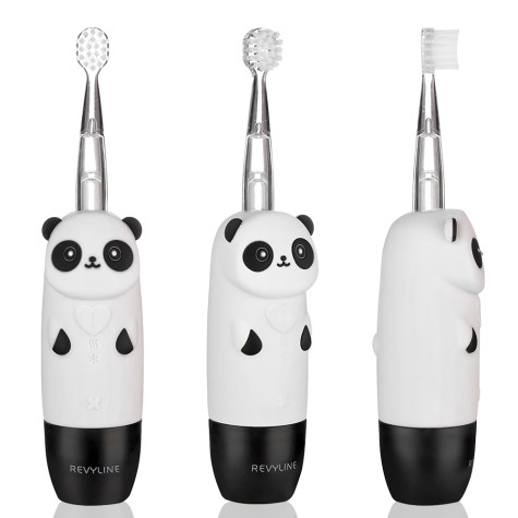 Электрическая звуковая зубная щетка Revyline RL 025 Panda, черная и по всей Беларуси в интернет-магазине Revyline.by