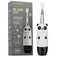 Электрическая звуковая зубная щетка Revyline RL 025 Panda, черная
